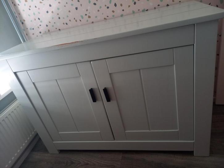 Kinderkamer set: Ledikant, commode & plank, Huis en Inrichting, Kasten | Dressoirs, Gebruikt, 50 tot 100 cm, 25 tot 50 cm, Ophalen