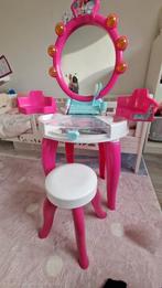 Barbie kaptafel met een krukje, Ophalen of Verzenden, Gebruikt