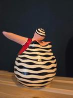 Kleurrijke Papier-Maché Dame van Trijnie Wubbolt, Ophalen of Verzenden