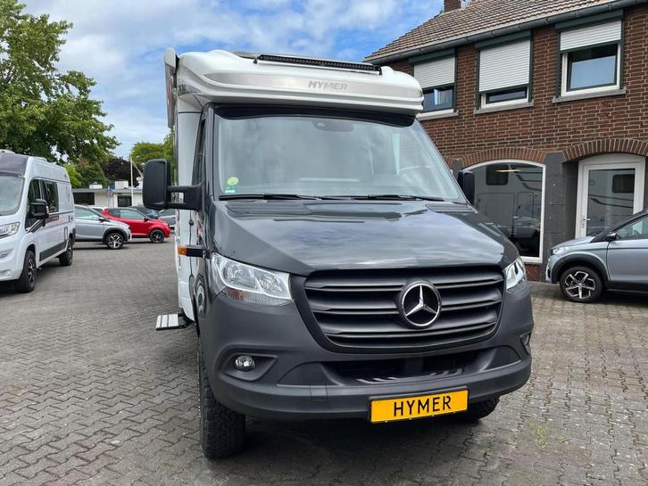 Hymer ML-T 580 4X4 Offroad Mercedes Automaat | Luchtvering, Caravans en Kamperen, Campers, Bedrijf, Half-integraal, Hymer, Diesel