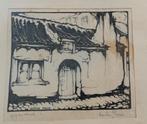Anton Pieck Ets - Origineel, ca. 1923, Antiek en Kunst, Ophalen of Verzenden