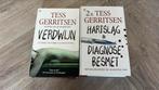 Tess Gerritsen - Hartslag & diagnose besmet, Boeken, Thrillers, Tess Gerritsen, Zo goed als nieuw, Ophalen