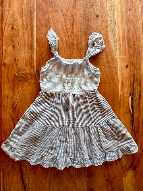 Blauw/wit gestreept jurkje Primark, maat 110, Kinderen en Baby's, Kinderkleding | Maat 110, Gebruikt, Meisje, Jurk of Rok, Ophalen of Verzenden
