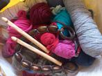 Tas vol Hooked Zpagetti. Div soorten kleuren., Hobby en Vrije tijd, Breien en Haken, Ophalen, Zo goed als nieuw, Haken, Wol of Garen