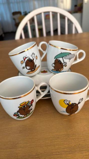 Delta cafe koffie portugal espresso koffie kopjes 4x seizoen beschikbaar voor biedingen