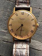 Vintage Zwitsers Horloge “BUREN” automaat, Overige merken, Staal, Ophalen of Verzenden, Leer