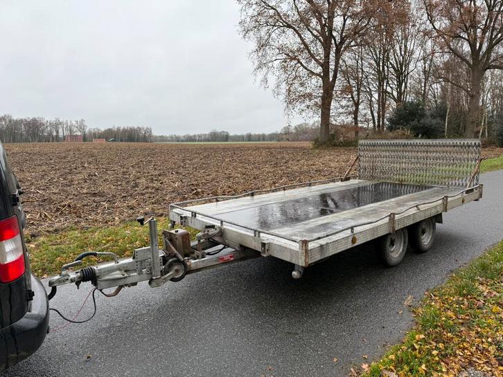 Hapert autoambulance/machine transporter, Auto diversen, Aanhangers en Bagagewagens, Gebruikt, Ophalen of Verzenden