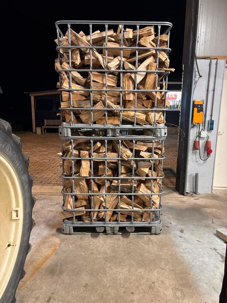 Mooie mix haardhout - Eik en andere soorten, Tuin en Terras, Haardhout, Blokken, Eikenhout, 6 m³ of meer, Ophalen