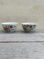 2 antiek Chinees porseleinen kommetjes Qianlong, Antiek en Kunst, Ophalen of Verzenden