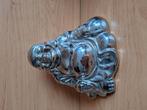 Zilver kleurige Boeddha beeldje, Huis en Inrichting, Woonaccessoires | Boeddhabeelden, Ophalen of Verzenden, Zo goed als nieuw