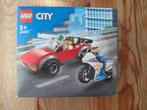 Lego City 60392 Achtervolging politiemotor (nieuw), Ophalen of Verzenden, Nieuw, Complete set, Lego