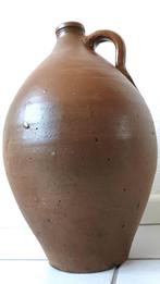 Antieke Hollandse geglazuurde aardewerk kruik 18e/19e eeuw, Antiek en Kunst, Antiek | Keramiek en Aardewerk, Ophalen of Verzenden