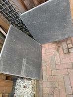 Tuintegels Groot formaat Antraciet 60x60x4cm, Tuin en Terras, Tegels en Klinkers, Ophalen of Verzenden, Zo goed als nieuw, 10 m² of meer