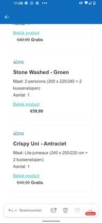 3 Dekbedovertrekken gratis van dekbed discounter, Ophalen, Gebruikt, Dekbedovertrek, Tweepersoons