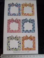 6x sticker sinterklaas zwarte piet kado labels libelle 1990, Ophalen of Verzenden, Zo goed als nieuw, Overige typen