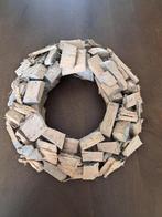 Gave krans van drijfhout /stukjes hout., Ophalen of Verzenden, Zo goed als nieuw