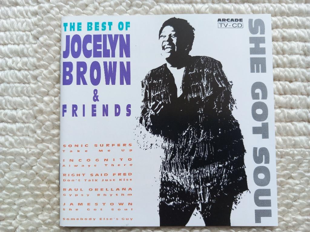 CD Jocelyn Brown - The best of Jocelyn Brown & friends, Ophalen, Zo goed als nieuw