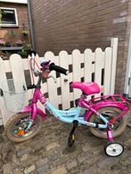 Leuke kinderfiets meisjesfiets met zijwielen, Ophalen of Verzenden, Zo goed als nieuw, Minder dan 16 inch, Zijwieltjes