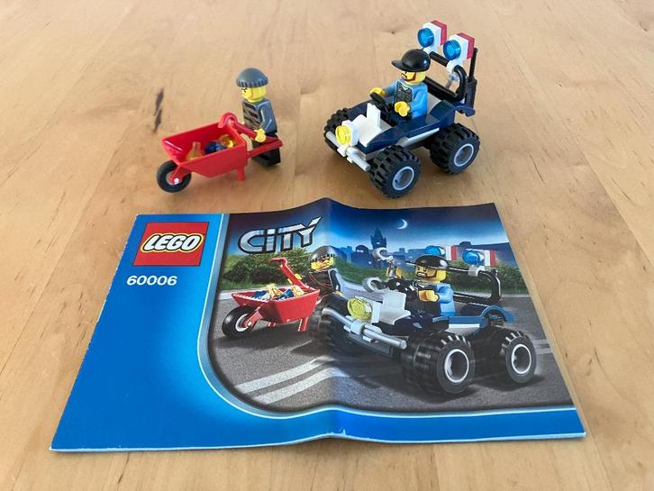 Complete set LEGO City 60006: Politie & Boef in nieuwstaat, Kinderen en Baby's, Speelgoed | Duplo en Lego, Zo goed als nieuw, Lego