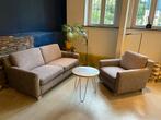Bankstel - 2 1/2 zits bank en fauteuil, Ophalen, Gebruikt, 150 tot 200 cm, Driepersoons