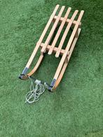 Stevige houten slee, Kinderen en Baby's, Speelgoed | Buiten | Sleeën, Ophalen of Verzenden, Gebruikt