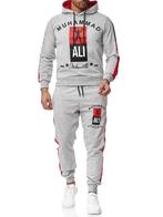 SALES! 3462 Lichtgrijs Muhammad Ali trainingspak mt L, Maat 52/54 (L), Nieuw, Ophalen of Verzenden, Grijs