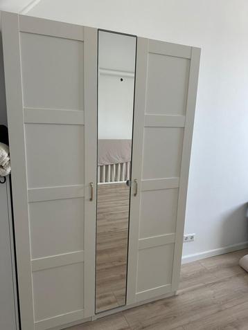 Paxkast met spiegeldeur - Ikea wit beschikbaar voor biedingen