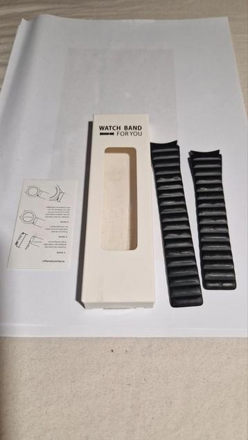 Magnetische Band Zwart - Samsung Watch4/Later beschikbaar voor biedingen