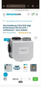 Itho Daalderop CVE-S ECO HP HE 415 m³/h + vochtsensor, Doe-het-zelf en Verbouw, Ventilatie en Afzuiging, Ophalen of Verzenden
