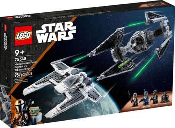 Lego Star Wars sealed 75348 Mandalorian Fang Fighter vs TIE  beschikbaar voor biedingen
