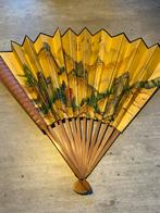 Chinese antieke waaier, Chinese muur en geluks tekens, Antiek en Kunst, Ophalen of Verzenden