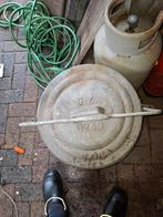 Vintage metalen vuilnisemmer, Ophalen of Verzenden, Gebruikt, Gietijzer, Buiten