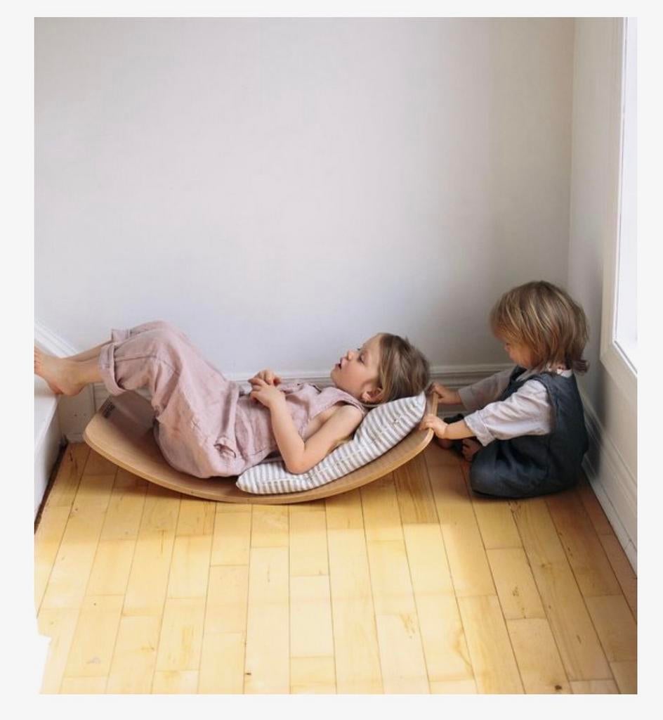 Kinderfeets Balance Board - Houten balansboard, Ophalen, Gebruikt, Overige typen