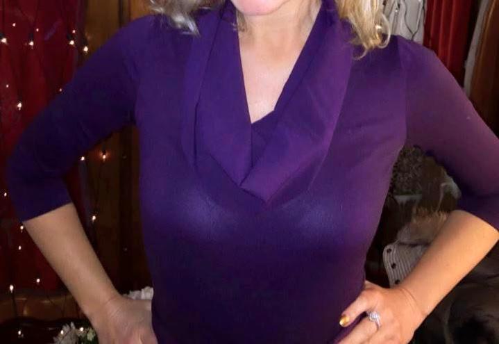 Prachtige aubergine Wolford Body - Maat S, Kleding | Dames, T-shirts, Zo goed als nieuw, Maat 36 (S), Paars, Lange mouw, Ophalen of Verzenden