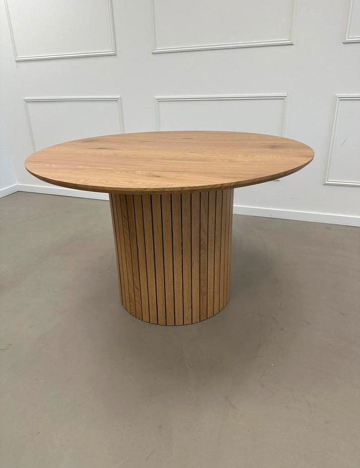 Kick eettafel Mika rond 120 cm, Huis en Inrichting, Tafels | Salontafels, Nieuw, 75 cm of meer, 100 tot 150 cm, 100 tot 150 cm