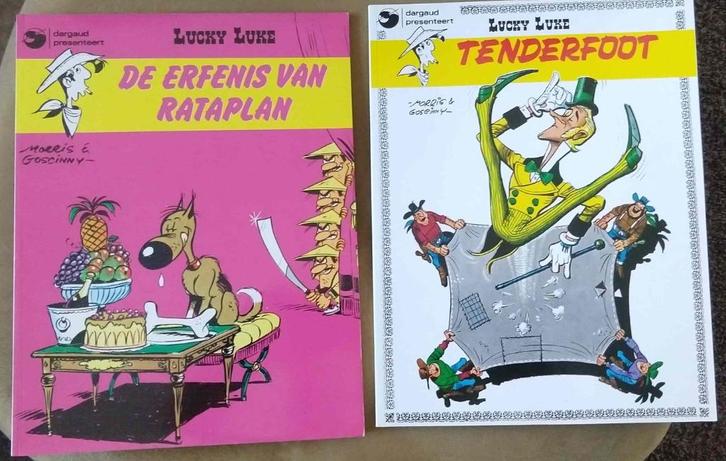 Lucky Luke Stripboeken VHS-video DVD CD Hoeft niet in 1 koop, Boeken, Stripboeken, Zo goed als nieuw, Meerdere stripboeken, Ophalen