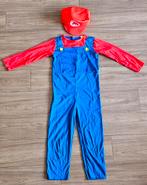 Super Mario verkleedpak (ZGAN), 134 t/m 140, Jongen of Meisje, Ophalen of Verzenden, Zo goed als nieuw