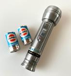 Vintage Catter RVS Zaklamp, Verzenden, Gebruikt, Batterij