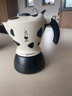Bialetti Mukka Express - Espressomaker met Koeienprint, Witgoed en Apparatuur, Koffiezetapparaten, Stoompijpje, Gebruikt, Espresso apparaat