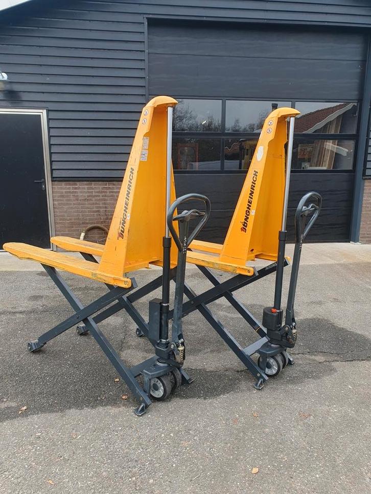 Palletwagen hoogheffer schaarheffer, Doe-het-zelf en Verbouw, Transportwagens, Zo goed als nieuw, Transportkar, 100 liter of meer