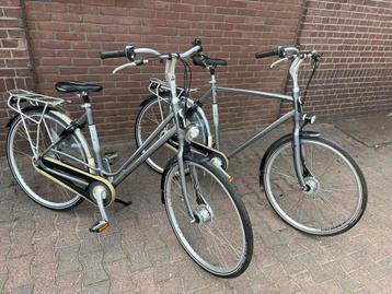 Zeer nette fietsen setje batavus fuego herenfiets damesfiets beschikbaar voor biedingen