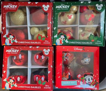Kerstballen 4 stuks, mickey mouse beschikbaar voor biedingen