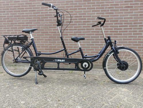 Elektrische Huka Co-Pilot '24 ouder-kind tandem (Z.G.A.N.), Fietsen en Brommers, Fietsen | Tandems, Zo goed als nieuw, Ophalen of Verzenden