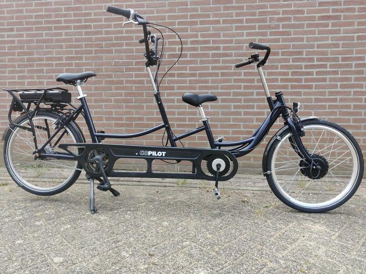 Elektrische Huka Co-Pilot '24 ouder-kind tandem (Z.G.A.N.), Fietsen en Brommers, Fietsen | Tandems, Zo goed als nieuw, Ophalen of Verzenden