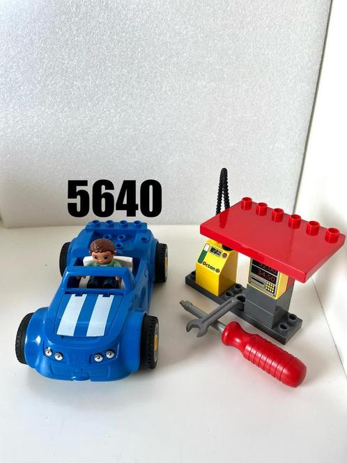 Lego Duplo  5640  -   Benzinestation, Kinderen en Baby's, Speelgoed | Duplo en Lego, Gebruikt, Duplo, Ophalen of Verzenden