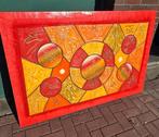 Schitterend hand geschilderd groot schilderij 140 x 95, Ophalen