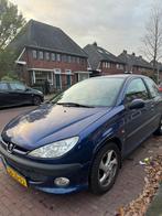 Peugeot 206 met APK 1.6 16V Gentry 3D 2002 Blauw, Auto's, Voorwielaandrijving, 15 km/l, Blauw, Handgeschakeld