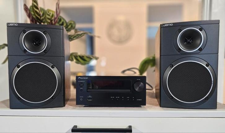 Pioneer X-HM10 hifi met Jamo Compact 500 + gratis speakers, Audio, Tv en Foto, Luidsprekers, Front, Rear of Stereo speakers, Jamo