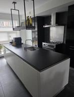 COMPLETE NEXT125 EILAND KEUKEN MET APPARATUUR, Ophalen, Wit, Graniet of Steen, Dubbelwandige keuken