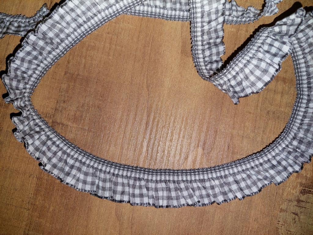 Grijs roezel elastiek, Hobby en Vrije tijd, Naaien en Fournituren, Nieuw, Lint, Band of Elastiek, Ophalen of Verzenden